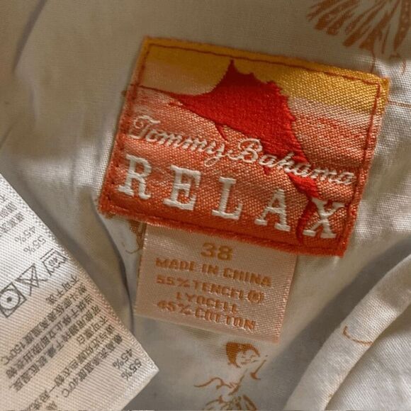 Tommy Bahama Relax Men's Tencel Cotton Blend Cargo Pocket Shorts Gray Size 38 - Picture 7 of 7